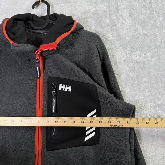 Helly Hansen Fleece Jacket Women's Large**(see measurements, missing tag) Grey - Picture 6 of 16
